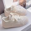 Little White Shoes Women's Autumn Breathable Shallow Mouth Non-slip Versatile 2025 New Trendy Shoes Board Shoes Student White Shoes Single Shoes Women