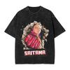 Hot Sale Funny Anime Tatsumaki One Punch Man Graphic Print T-Shirt Men Women Loose Casual Oversized Top Vintage Washed O-neck Cotton Summer New Tee
