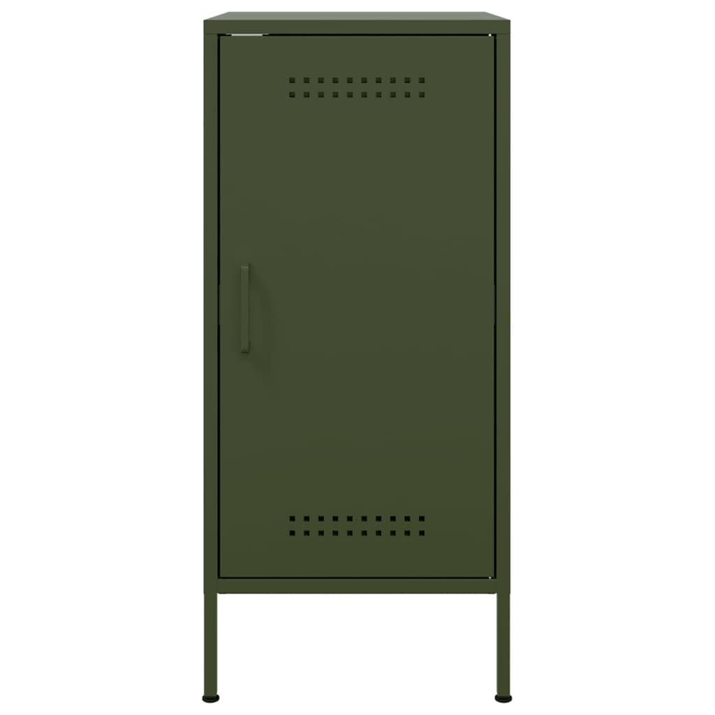 Sideboards 2 pcs Olive Green 36 x 39 x 79 cm Steel