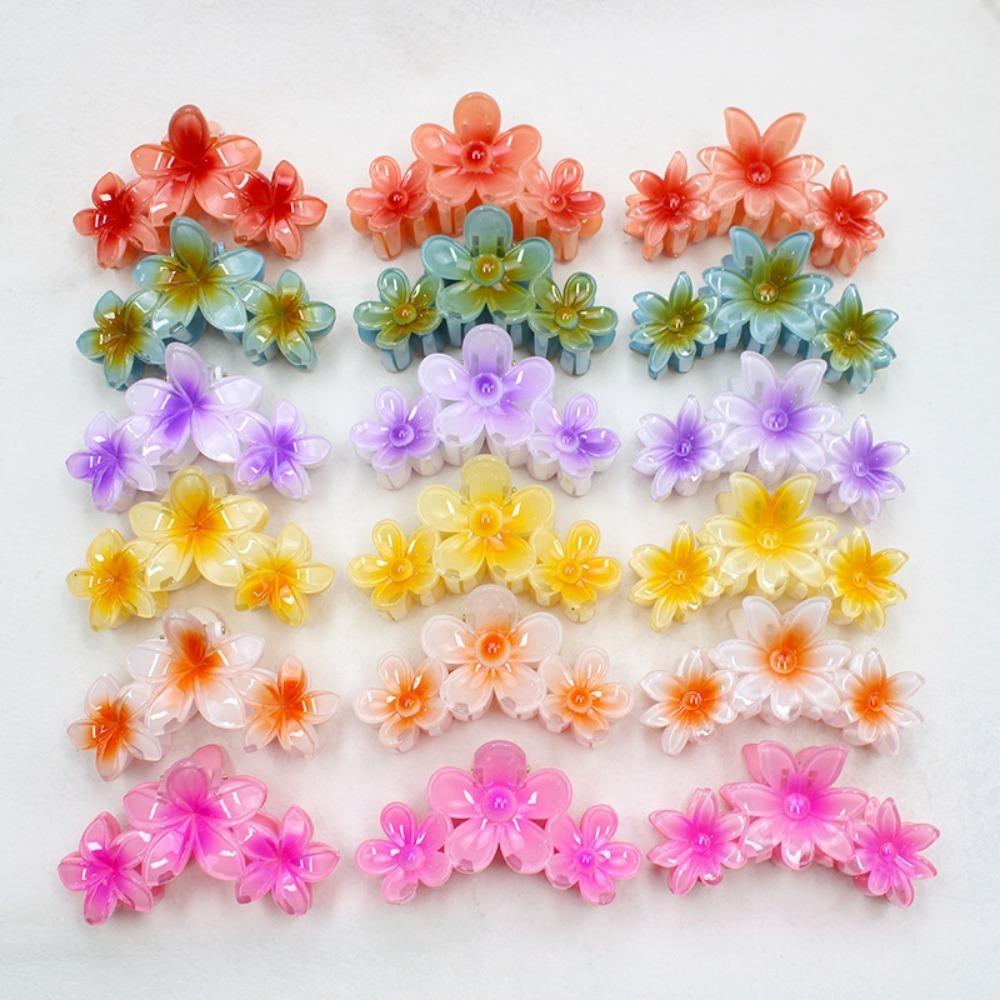 Bauhinia Flower Hair Claw Clip Acrylic Hair Clip 2024 Headwear  Hawaiian Hair Accessory