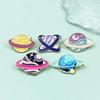 Красочная брошь-планета «Галактика» - Значок-булавка из сплава для сумок