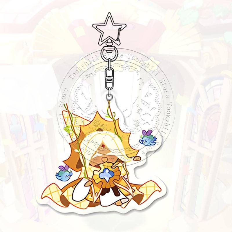 Ключница Cookie Run Kingdom Игра Мультфильм Кофе Каваии Студент Молочный Шоколад Фигурка Украшение для Сумки Лесник Подвеска Подарок на День Рождения