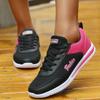 Fashion Fashion Breathable 2024 New Sneakers For Women Flat Soft Woman Vulcanize Shoes Mesh Fabric Lace Up Women Shoes Female Footwear