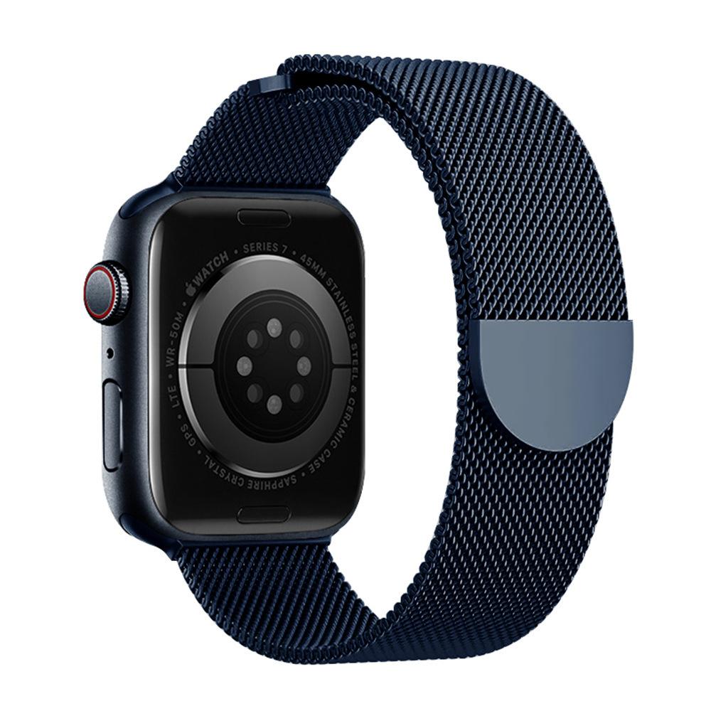 Metal bracelet for Apple Watch 38/40/41/Series11 10 42mm, adjustable magnetic clasp