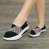 2024 весенне-летняя обувь, женские модные кроссовки, увеличивающие рост, тканевая обувь 5 см, женская брендовая обувь для отдыха, черный, синий, розовый