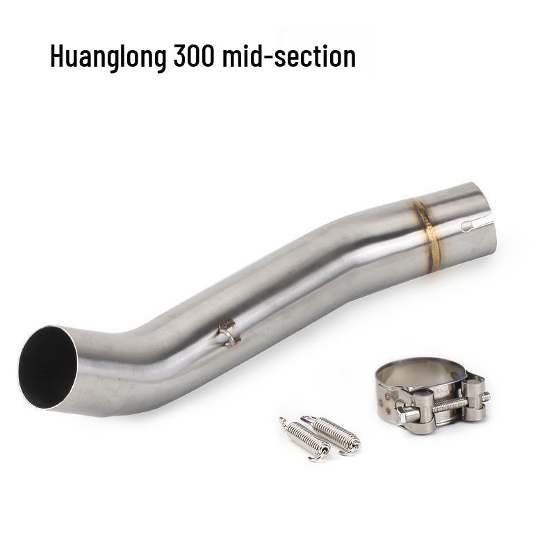 Подходит для Huanglong 300/600: Полная система выхлопных труб из титанового сплава и нержавеющей стали.