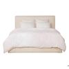 Housse De Couette + Taies - Gaze De Coton Lavé - 240 X 260 Cm - Douceur Blanche - Oeko-Tex®