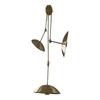 3-Light Mid-Century Modern Brass Sputnik Chandelier Adjustable Arm Fixture Home Decor Accent Lighting