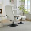 023 Recliner with Reclining Function and 5-Point Massage, TV Armchair with Electric Heating Function and Stool, 360 degrees Rotatable