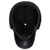 Black Velvet Cotton Cap Leather Cap Ear Protection Middle-aged and Elderly Warm Baseball Cap