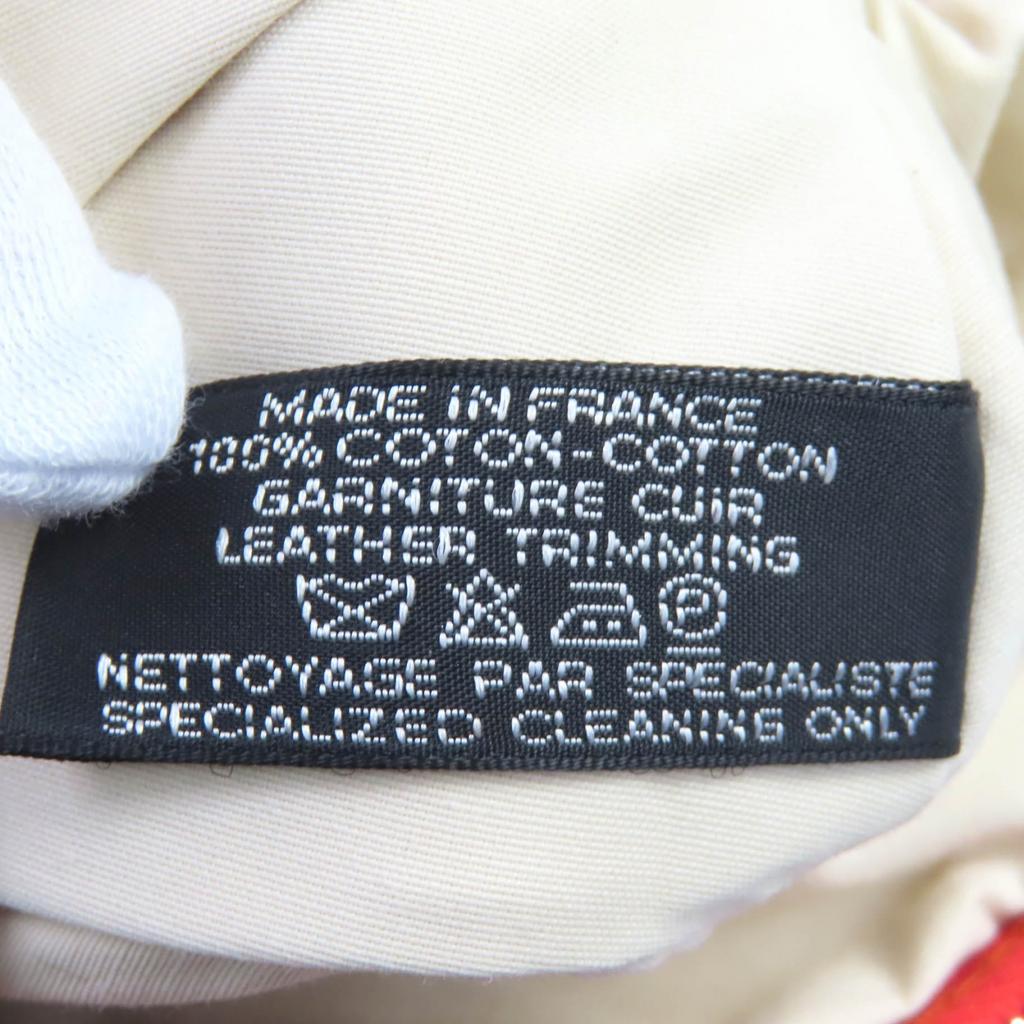 Отличный чехол HERMES Bored porch PM Оранжевый хлопок Женский Б/У