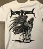Винтажная футболка унисекс с принтом группы Death Angel, тур 2018, хлопок, белая, размеры S-5XL