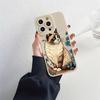 Чехол в стиле японского аниме для iPhone 14 Plus Pro Max XS X XR SE 2020 Чехол для телефона с кошкой для iPhone 7 8 11 12 13 Мягкая силиконовая крышка