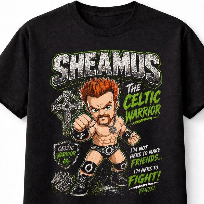 Sheamus Celtic Warrior Irish Wrestler Graphic Unisex TShirt