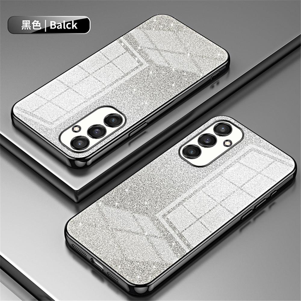 FLYKYLIN Luxury Gradient Glitter Bling Plating Case For Samsung Galaxy S24 S23 S21 Fe S22 Plus Ultra 5G Soft Silicone Back Cover