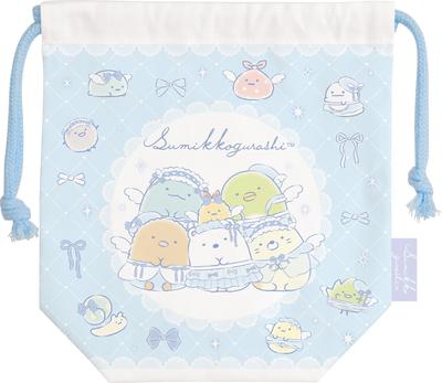 Мешочек на завязке San-X Sumikkogurashi, Средний, CA80201, В185 x Ш170 x Г70мм