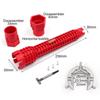 8 In 1 Adjustable Basin Wrench Plumbing Sink Flume Faucet Nut Tap Spanner Tool Bathroom Wrench, Plumbing Installation Tool, Household Use