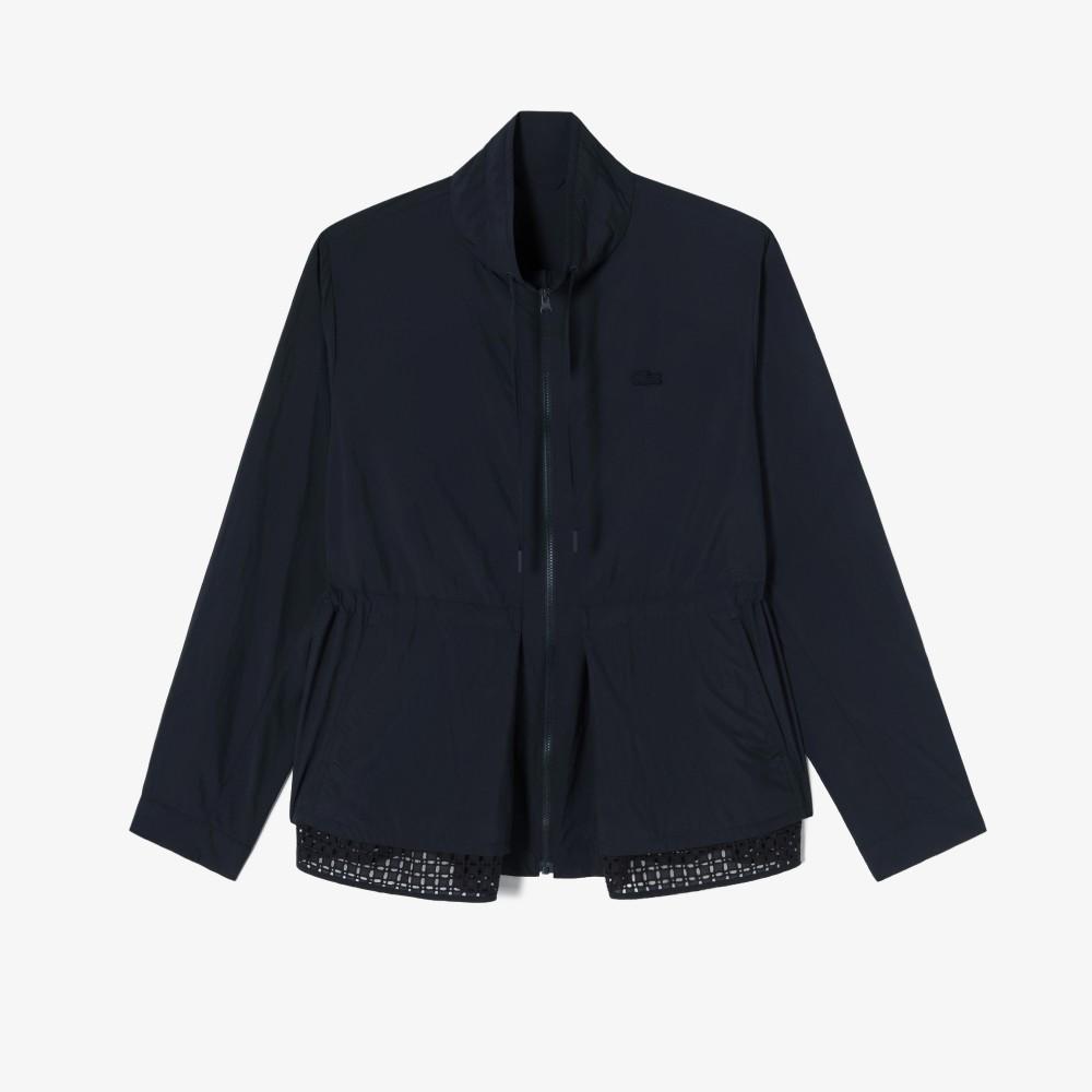 [lacoste] Women's Openwork Detail Mid-Length Jumper BF715E-56GHDE