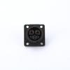 Waterproof M23 6-Pin Energy Storage Connector: Square Female, 30-50A Charge/Discharge