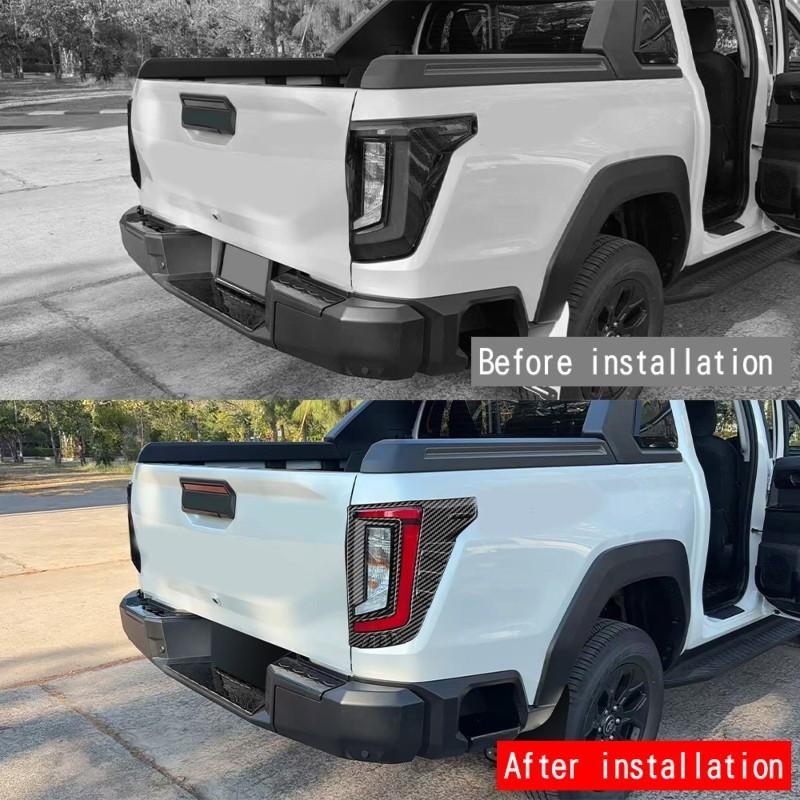 Car Taillight Cover Rear Light Trim Stickers For Toyota Hilux 2026 Car Interior Accessories