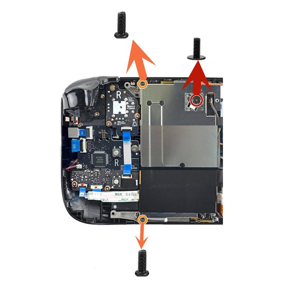 14 шт./набор металлических винтов Комплект винтов для задней крышки корпуса игровой консоли с винтом для охлаждающего вентилятора, винтом для экрана-заглушки для Steam Deck