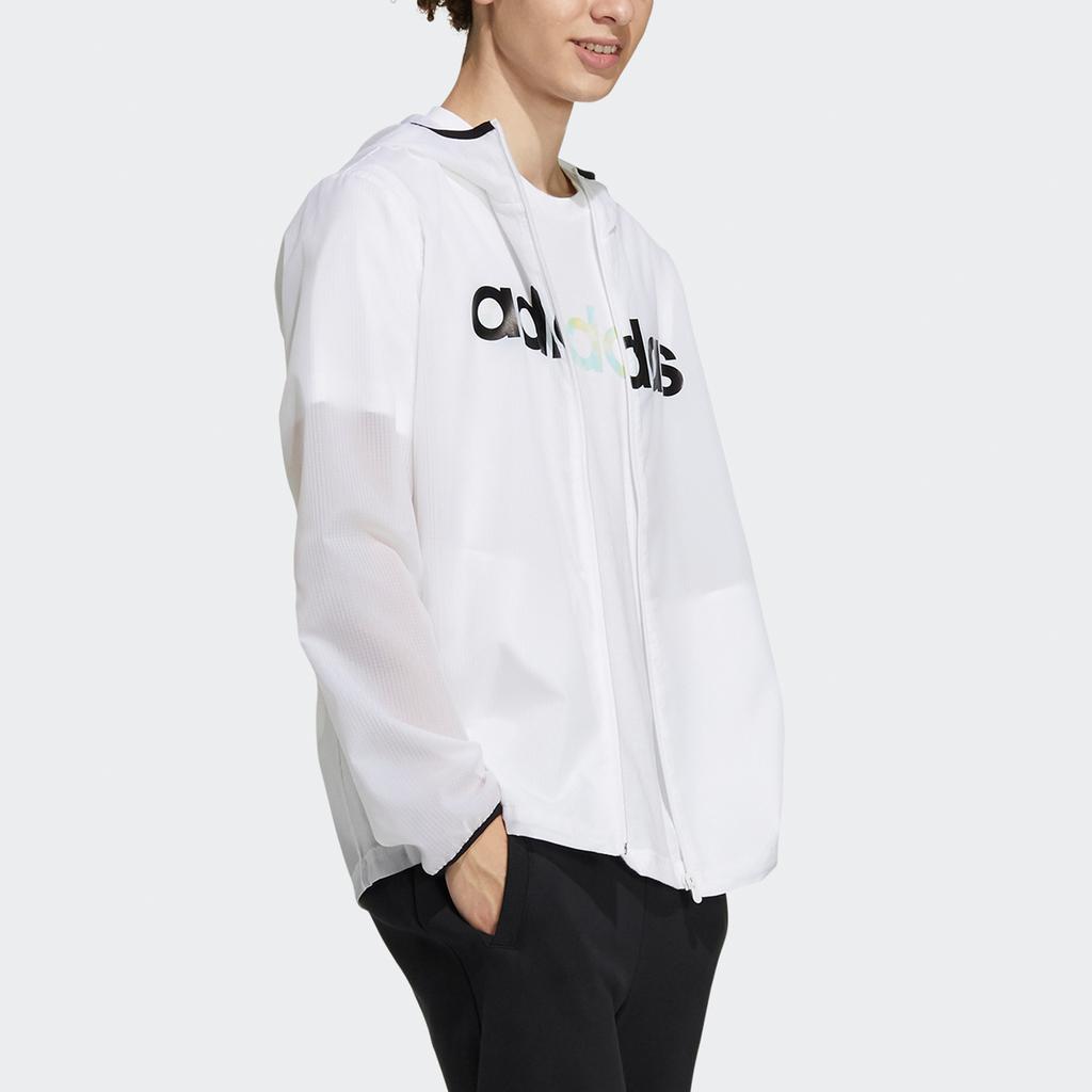 Adidas Neo Lightweight Casual Sports Hooded Jacket Men Jackets White GP4869