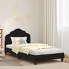 Kids Bed Frame with Headboard Black 80 x 200 cm Velvet