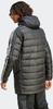 Adidas Man Essentials 3-Stripes Light Down Hooded Parka Winter Jacket Black (HZ8522)