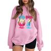 Women's Fashionable Casual Long-Sleeved Round-Neck Printed Pullover Sweatshirt