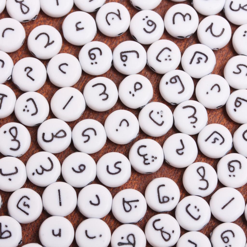 6,5 мм бусины акриловые ручной работы круглые подарки своими руками арабские модные ожерелья ювелирные изделия 50 шт аксессуары браслет