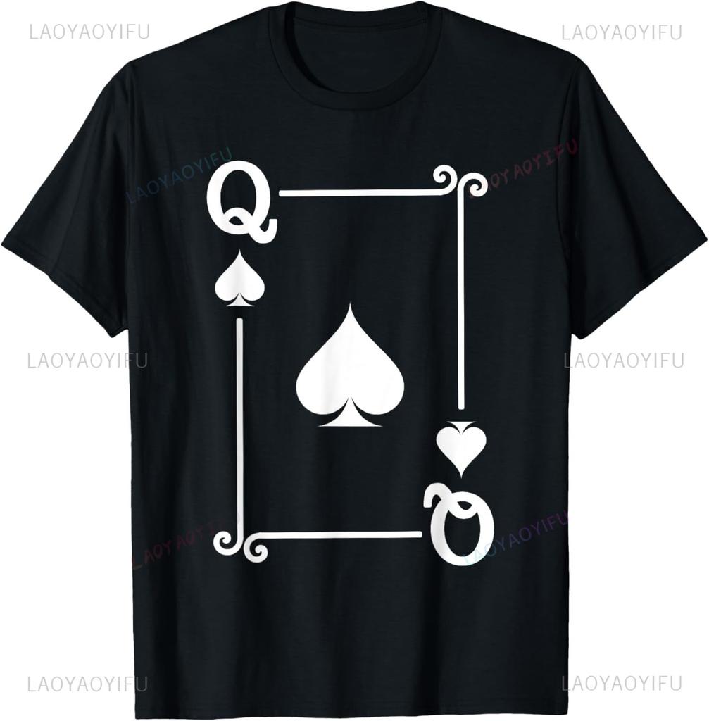 Playing Cards Costume - Diamonds Card Poker T-Shirt Summer Streetwear Tops Camiseta Unisex