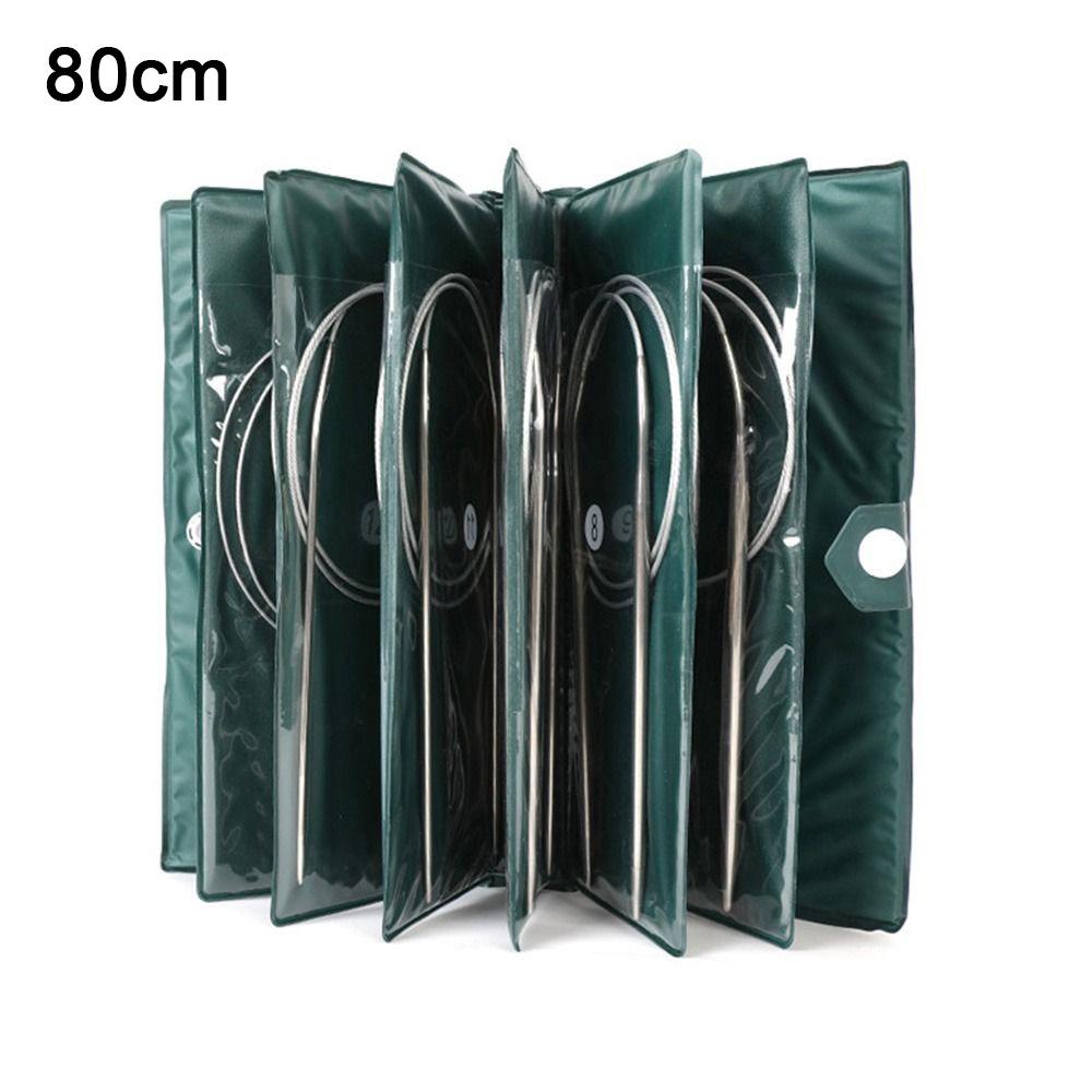 43/65/80/100/120cm Circular Knitting Needles Stainless Steel Crochet Hook Knitting Tools  Household