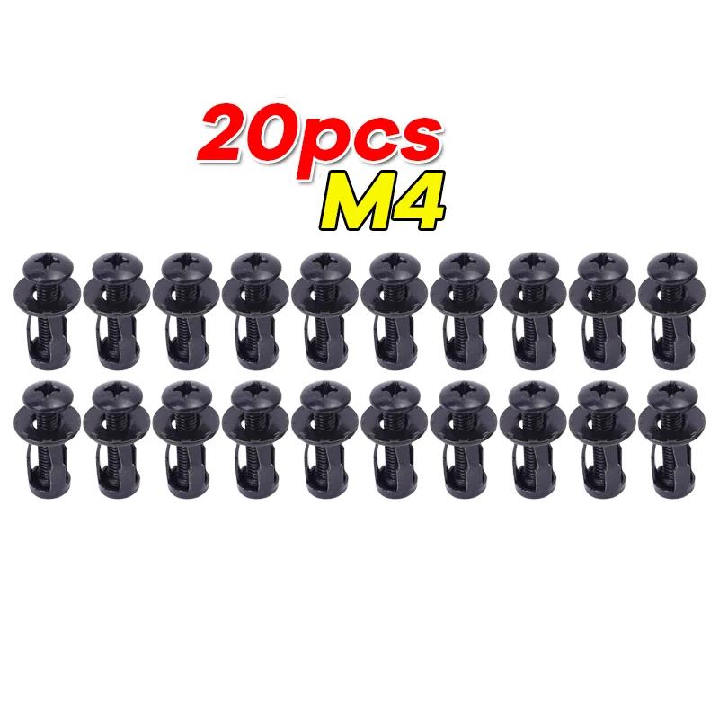 M4/M5/M6 Комплекты болтов-гаек-заклепок в форме лепестков, Расширяющиеся металлические гайки-заклепки, Автомобильные крепежные зажимы и крепежные элементы для номерного знака