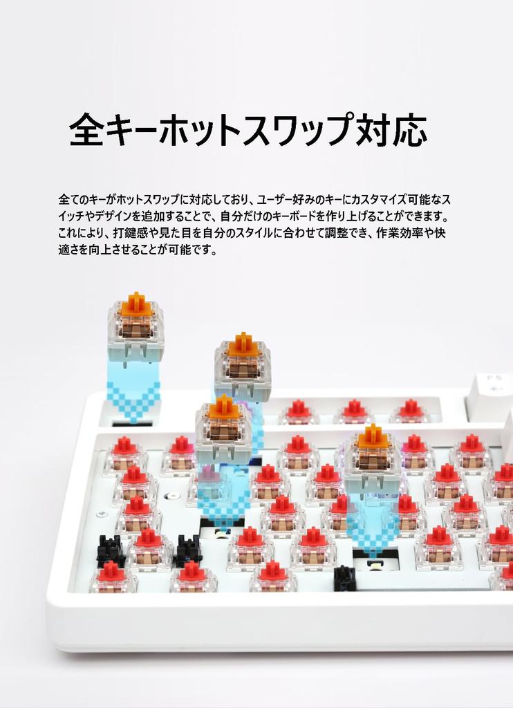 IROK FE87 Gaming Keyboard Red Axis RGB Quiet 87 Keys Tenkeyless English Layout Wired USB Mechanical Keyboard Hot Swap Compatible Floating Keyboard