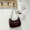 PU Leather Underarm Bag Stylish Ladies Handbags Ins Crossbody Bags  for Female