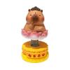 Creative Capybara Car Interior Figurines Kawaii Miniature Figurine Ornament  Car Interior Decor