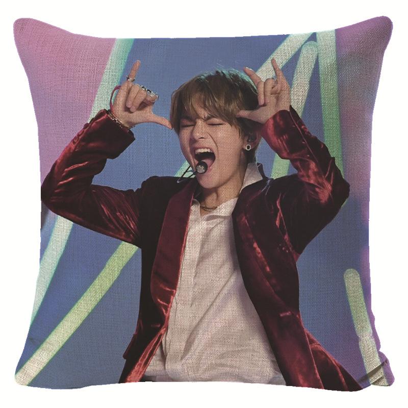 BTS Подарок для фанатов Диван Декоративная наволочка Подушка