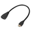 HDMI Female To Mini HMDI Male Adopter Cable Convertor 1080P 3D High Speed