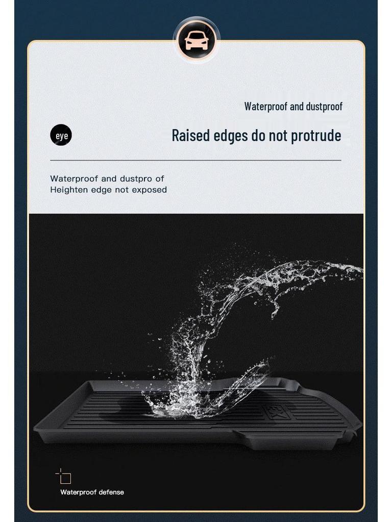 Changan Индивидуальный коврик в багажник из ТПЭ: Водонепроницаемый вкладыш заднего отделения для CS55, Yidong, CS75 и CS35