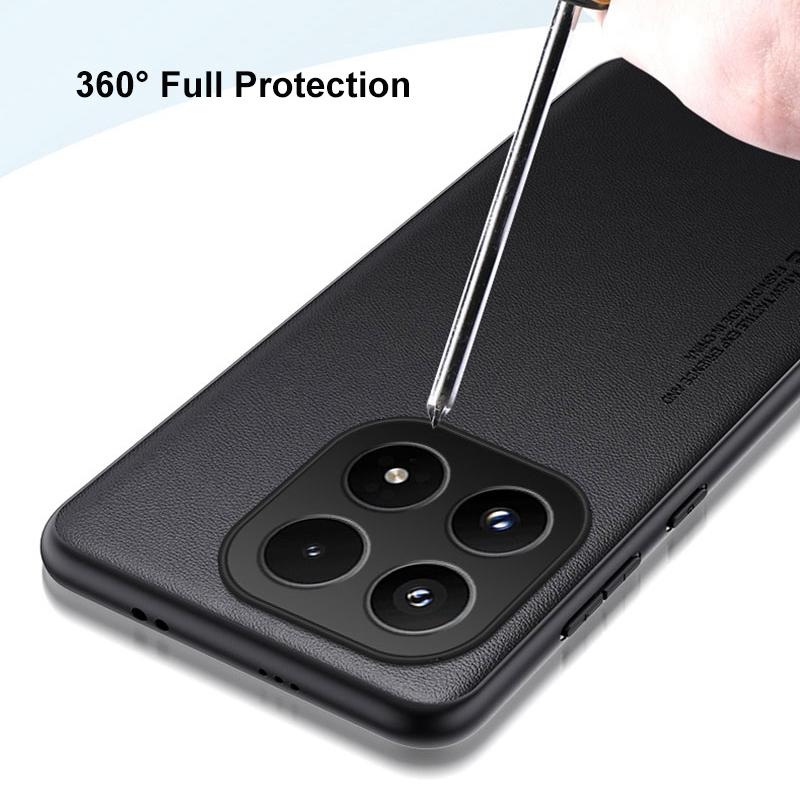 Роскошный чехол из искусственной кожи для Xiaomi Mi 17 Mi17 5G, задняя крышка, силиконовый противоударный чехол для телефона с полной защитой для Xiaomi 17 Xiaomi17