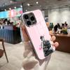 Чехол для телефона певца Milo J для iPhone 17 Pro Max 15 Pro 16 14 Plus 12 13 Mini 11 Pro, противоударный, гальванизированный, стеклянная крышка