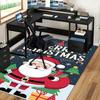Christmas Santa Claus Chair Mat - Anime Cartoon Design, Non-Slip Carpet for Office, Home Decor, Living Room, Bedroom, Gaming Room & Dormitory.R001