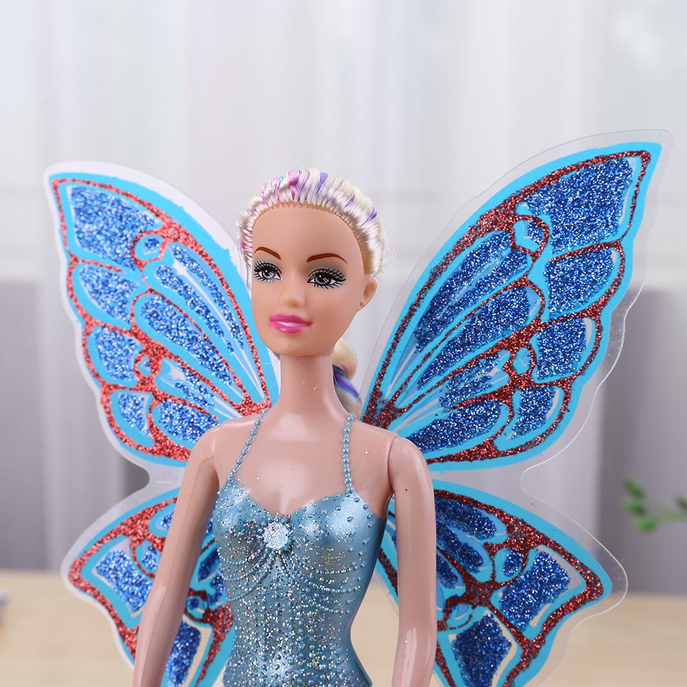 Кукла-русалка для плавания, волшебная классическая игрушка-русалка для девочек с крылом бабочки