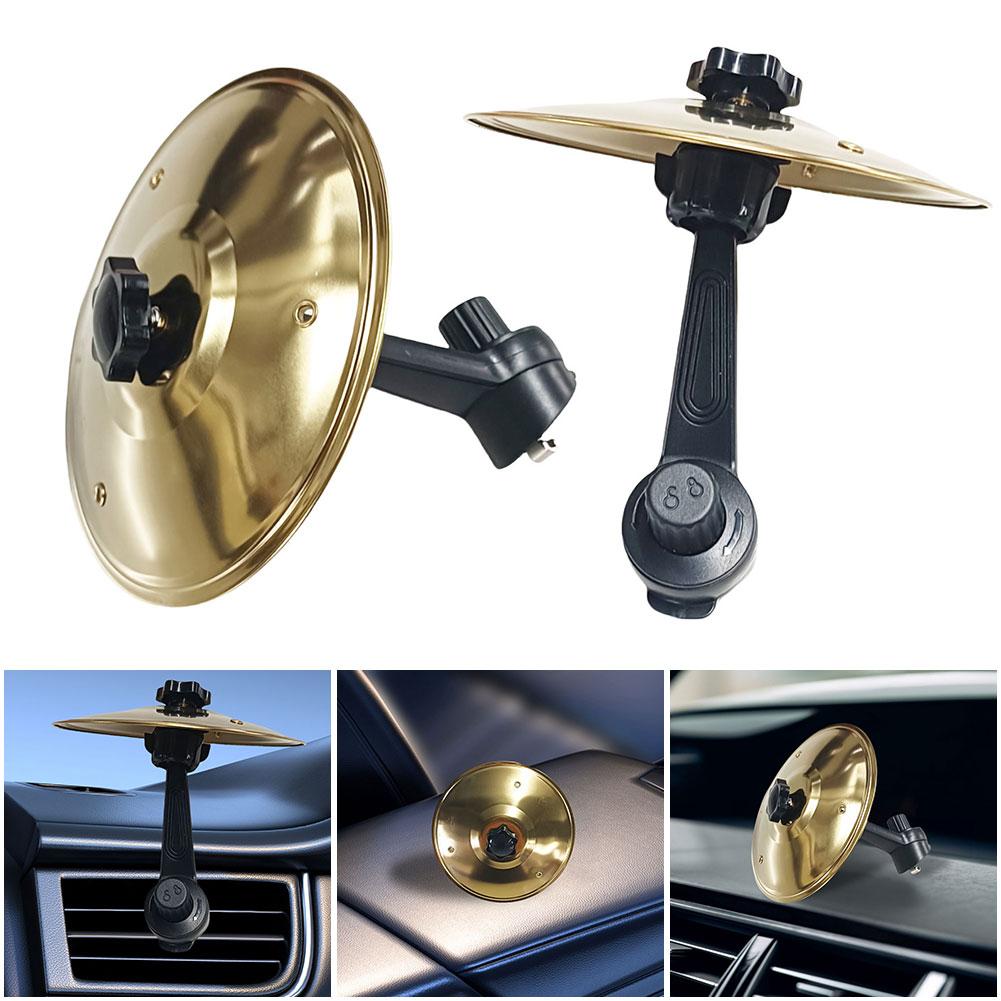 Car Crash Cymbal Air Vent Car Drum Cymbal Easy Clip-On Mini Cymbal Suitable for All Types of Vehicles