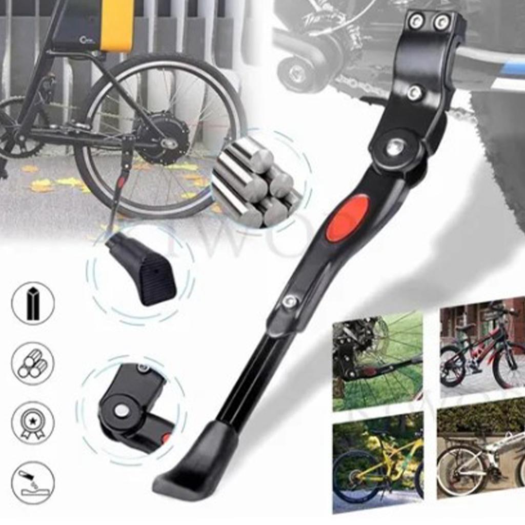 Bottom Anti Slip Bike Kickstand Aluminum Alloy Bicycle Side Kickstand for Road Mountain Bike