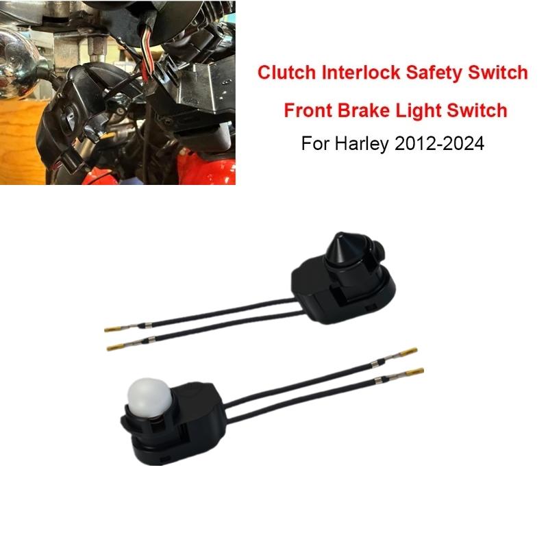 71500118 Front Brake Light Switches Clutch Interlock Safety Switch For Harley Dyna Fat Bob Sportster XL883 1200 48 Iron Roadster