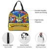 Custom S-Super Z-Zings Cartoon  Insulated Lunch Bag for Camping Travel Game  Waterproof Thermal Cooler Lunch Box Women Men