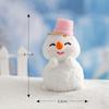 Милый DIY настольный снеговик кролик снежная сцена фигурка кролика миниатюрный микро ландшафтный дизайн