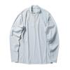 SHIMANO Water Repel Half Zip Shirt Long Sleeve Light Gray XL SH-040X