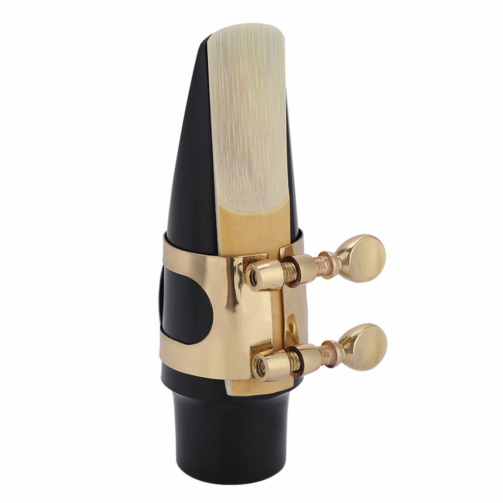 Альт-саксофон Мундштук для саксофона из АБС-пластика с колпачком Металлическая пряжка Подушечки для тростей Музыкальные инструменты